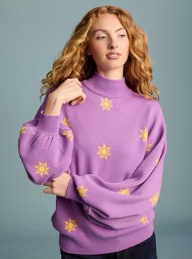 Her Universe Disney Tangled Suns Knit Sweater Her Universe Exclusive, , hi-res
